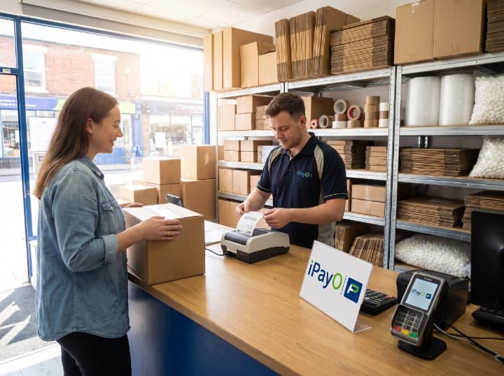 Shipping shop, Reading — running iPayOn