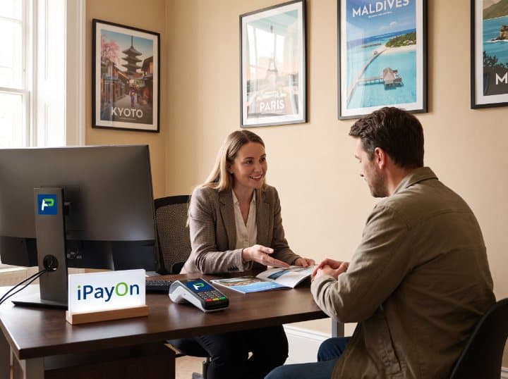 Courier shop, Croydon — running iPayOn